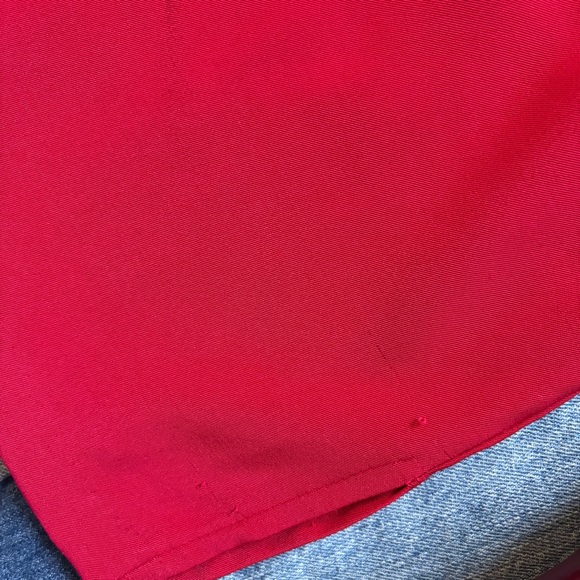 Byer Too! Vintage red mini dress cocktail party made in USA size 9 - Picture 8 of 13